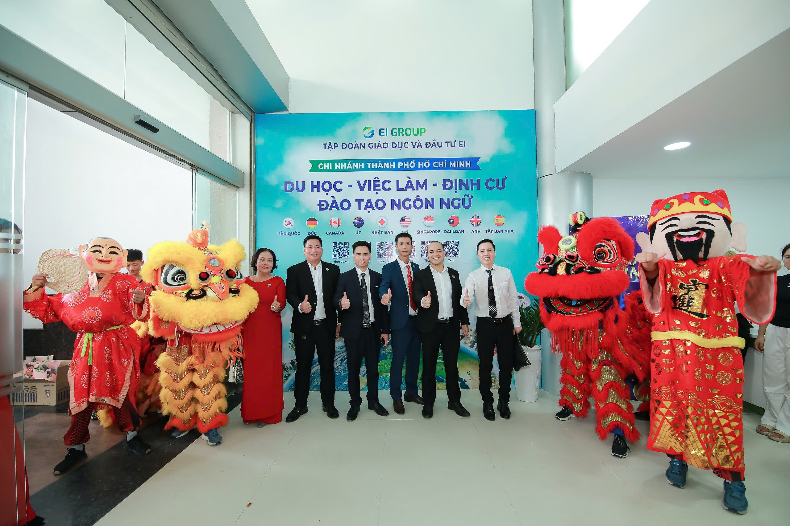 Bước tiến mới của EI GROUP tại Lễ khai trương trụ sở CN TP.HCM và Hội thảo du học, định cư!